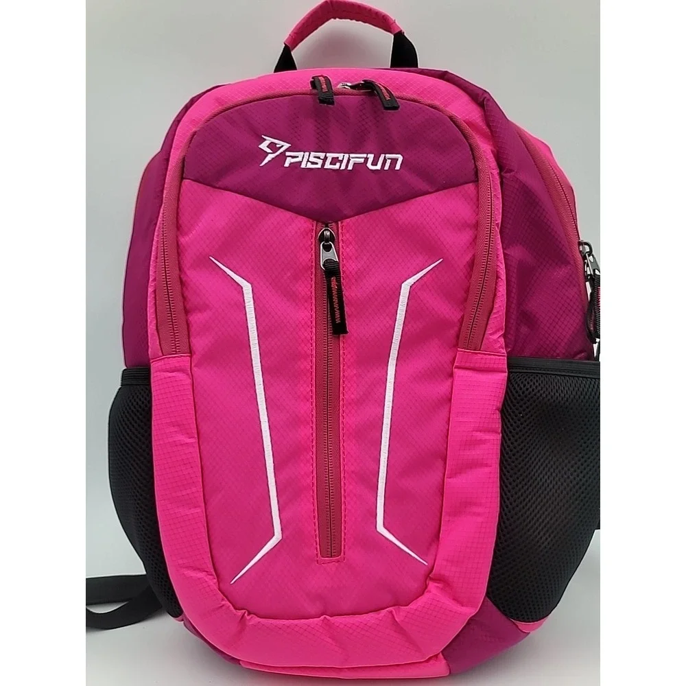 Piscifun Insulated Backpack Cooler Pink Pockets Camping Hiking Backpacking‎